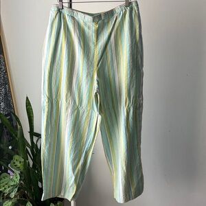 Coldwater Creek Multicolor Striped Pants